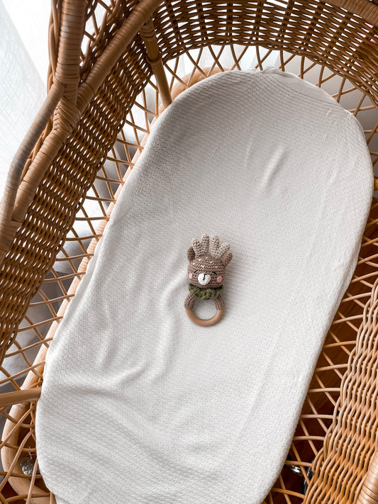 Crochet Rattle - Reindeer