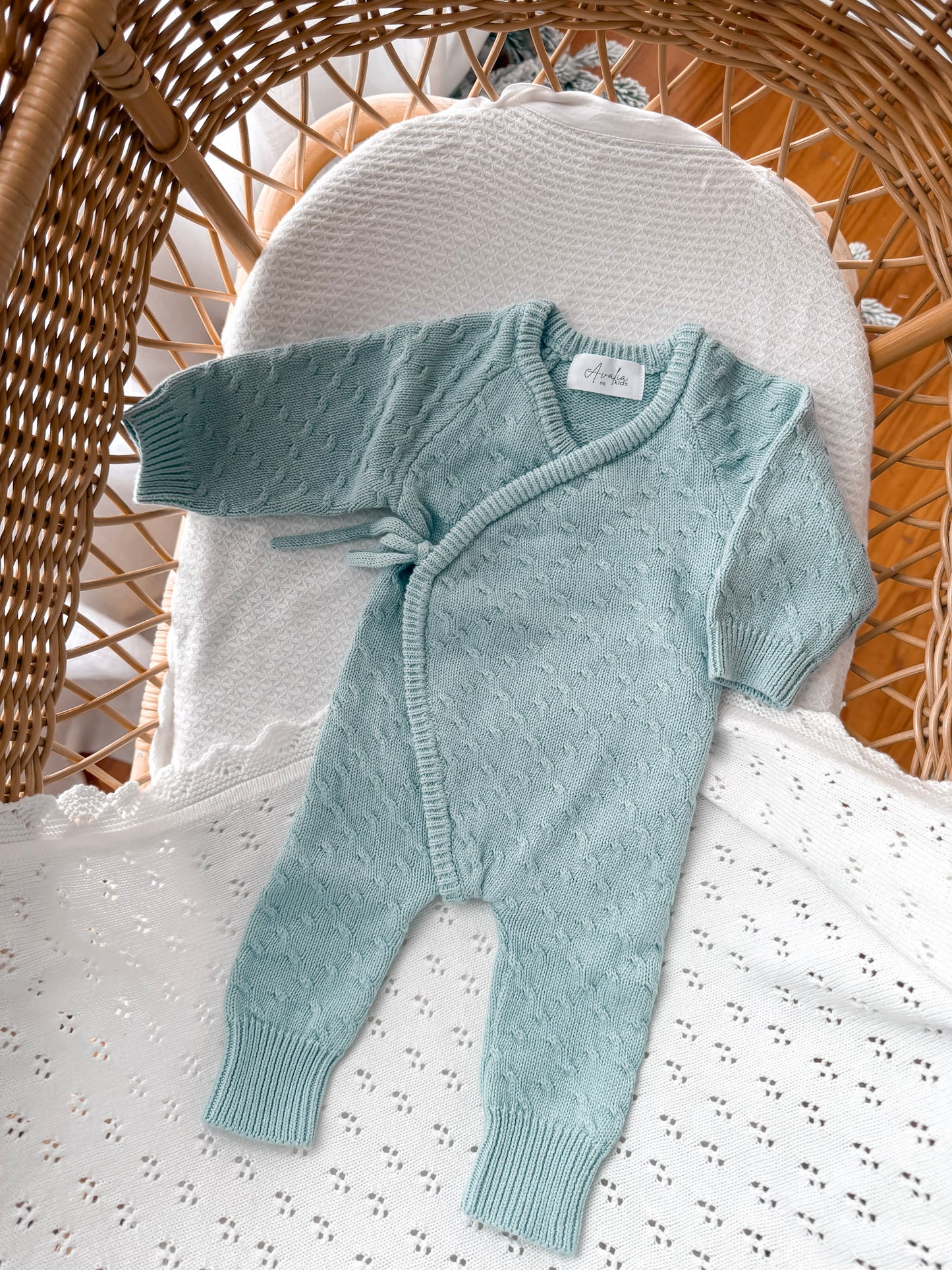 Haven Full Length Romper - Sea Mist