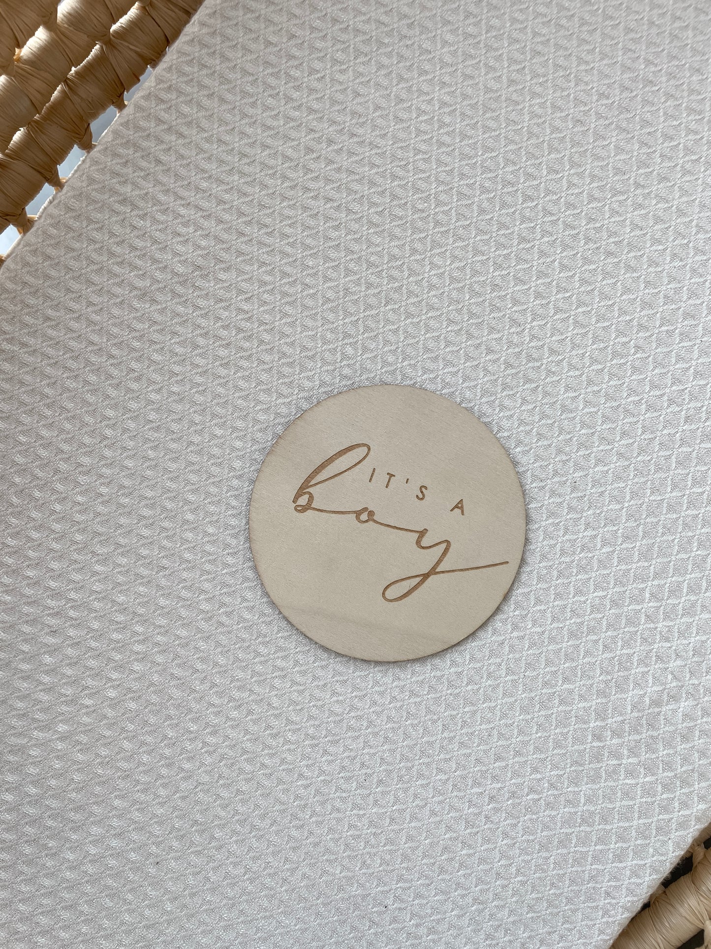 Hello World Plaque - It's a Boy