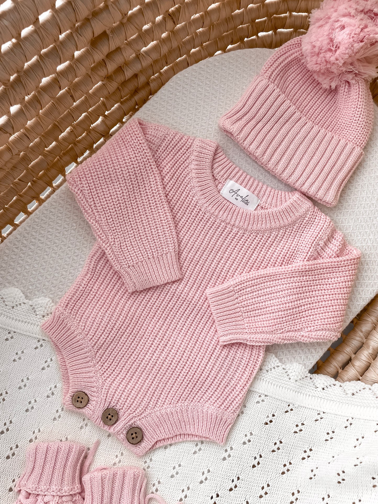 Wonder Newborn Romper - Fairy Floss