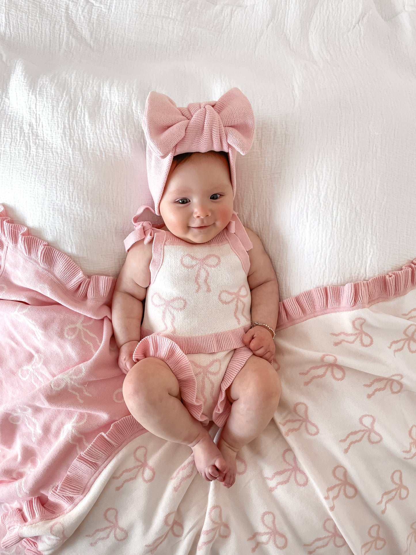 Little Bow Set - Milk & Fairy Floss