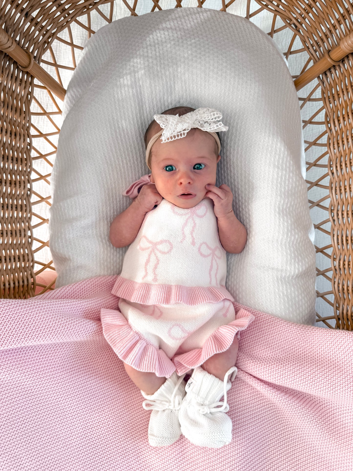 Little Bow Set - Milk & Fairy Floss