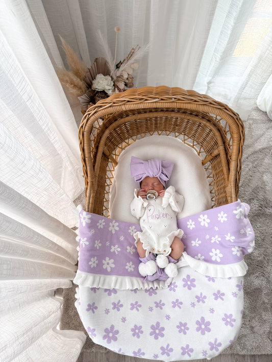 Dahlia Long Sleeve Pointelle Romper – Milk