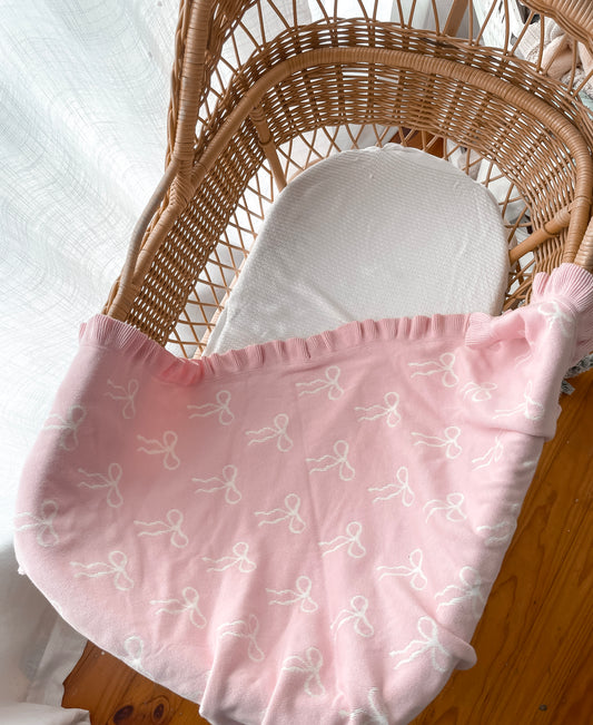 Little Bow Reversible Blanket