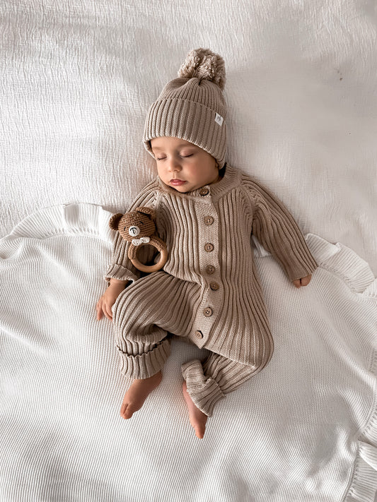 Willow Organic Romper - Fawn