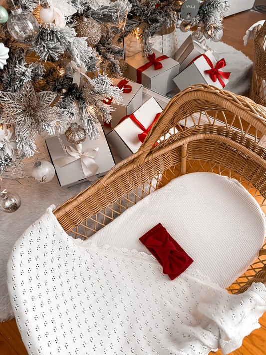 Knitted Oversized Topknot - Deep Rose