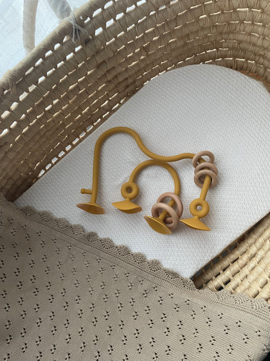 The Twiggle  – Suction Sensory Toy - Mustard