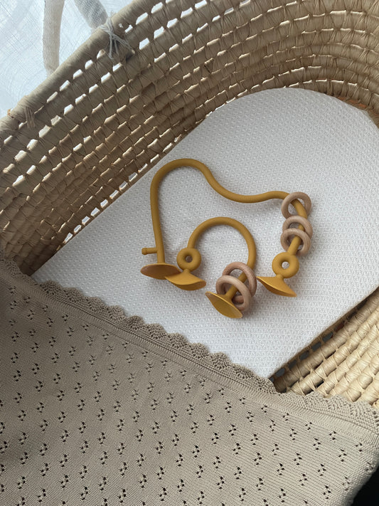 The Twiggle  – Suction Sensory Toy - Mustard