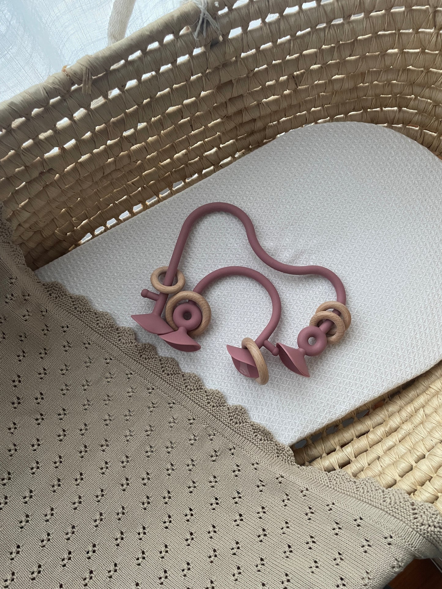 The Twiggle  – Suction Sensory Toy - Dusty Rose