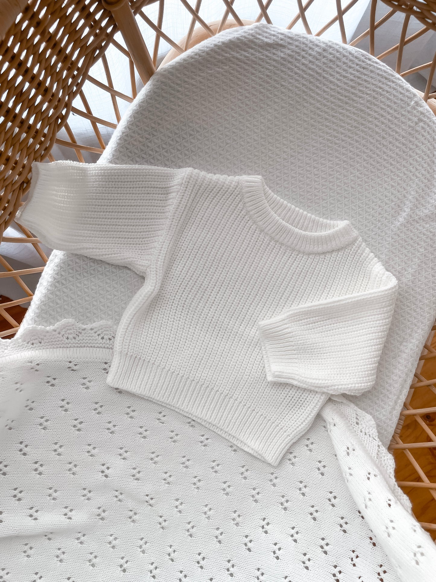 Classic Knitted Jumper - Milk