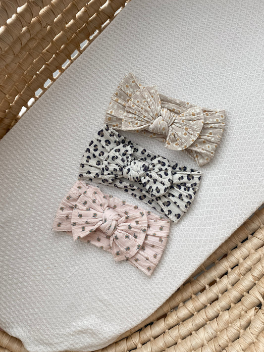 Tahiti Bowknot Headbands - 100% Cotton