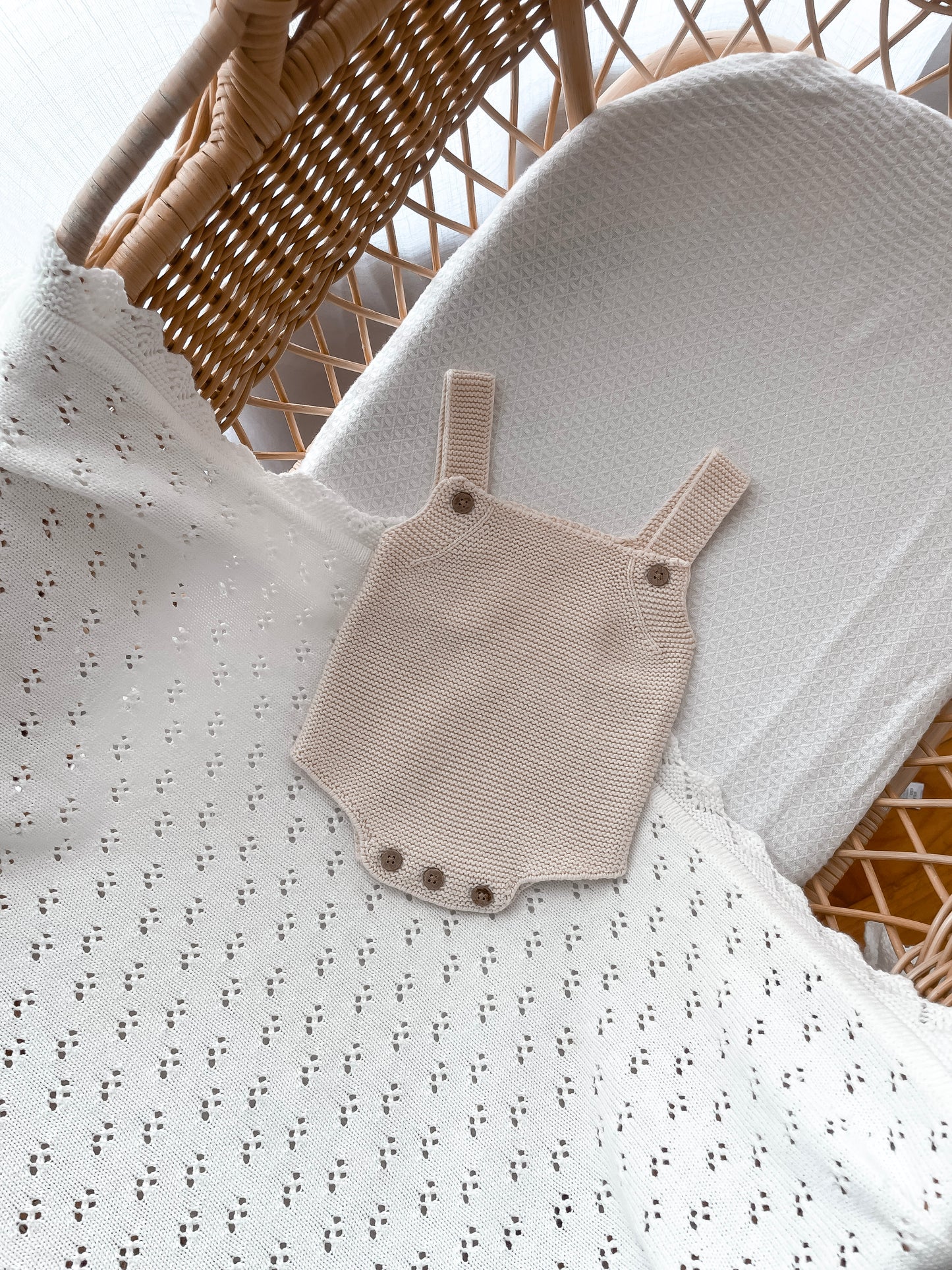 Classic Singlet Romper - Honey