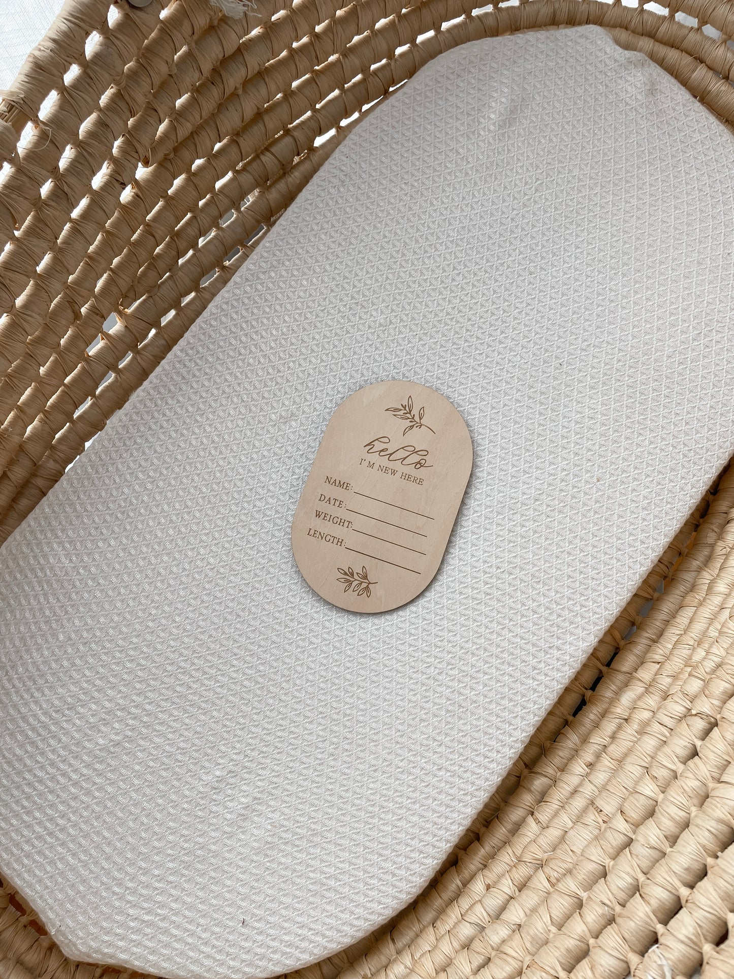 Hello World Plaque - Oval