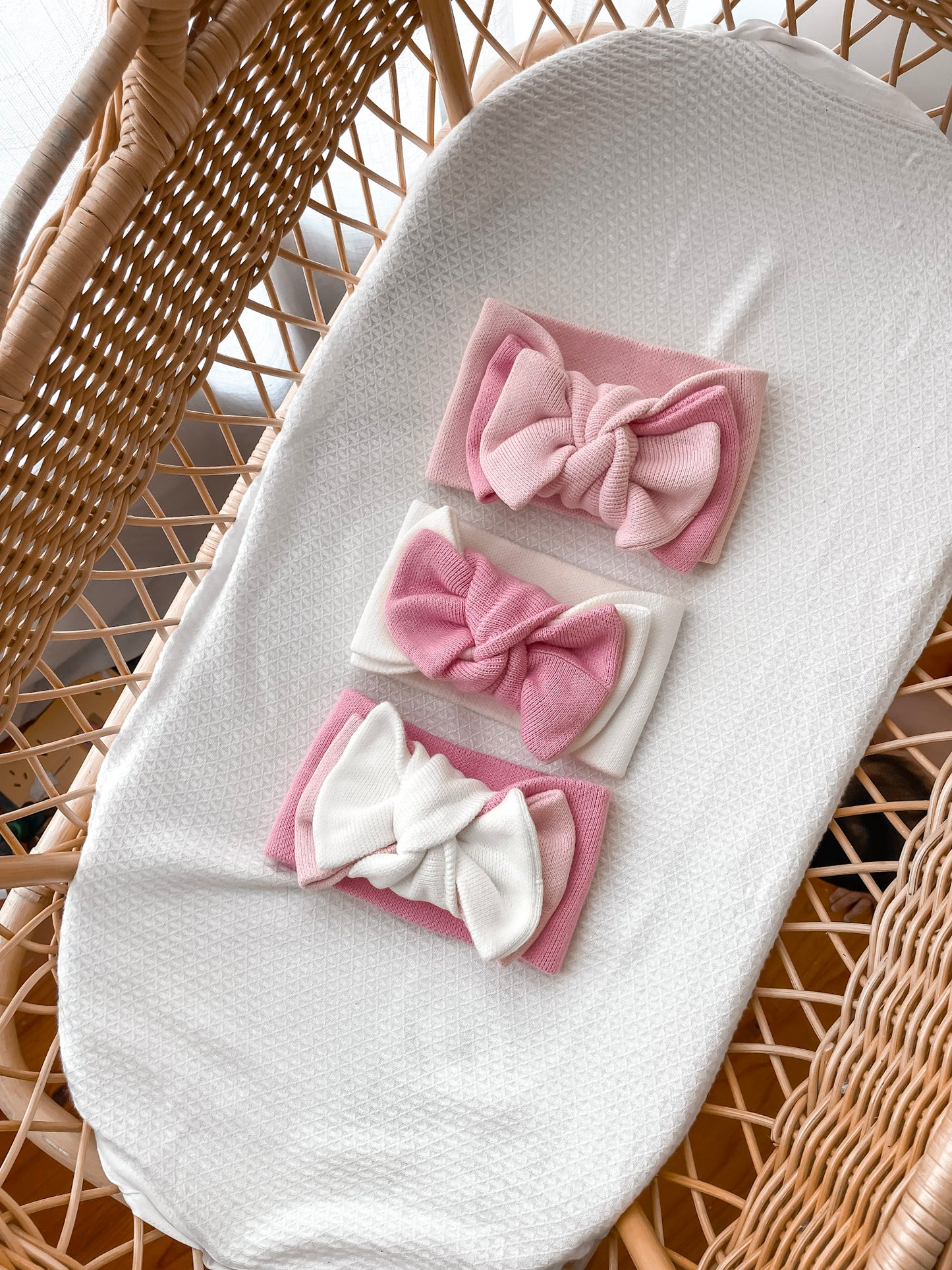 Knitted Oversized Topknot - Fairy Floss