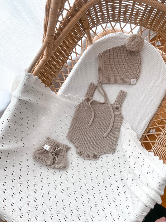 Classic Singlet Romper - Fawn