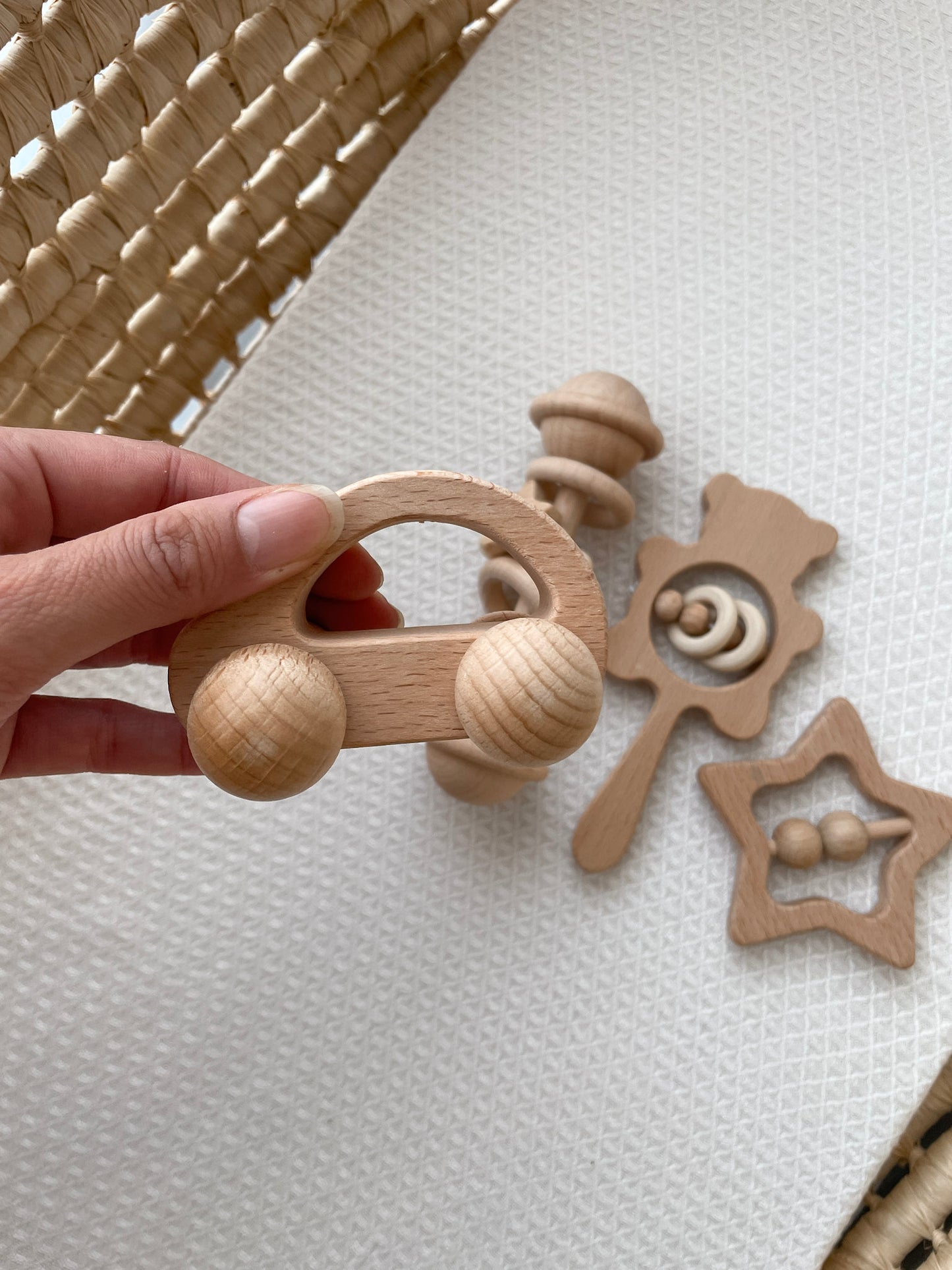 Bilson Baby Wooden Rattle