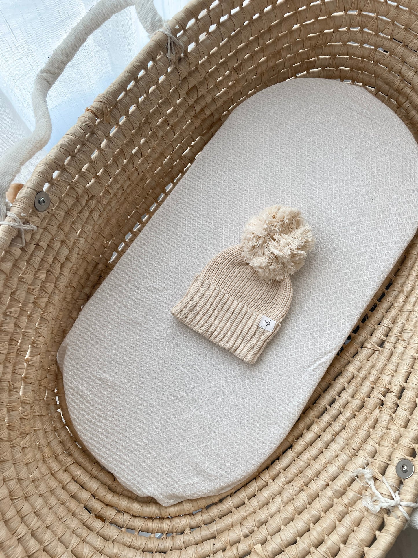 Knitted Beanie - Honey