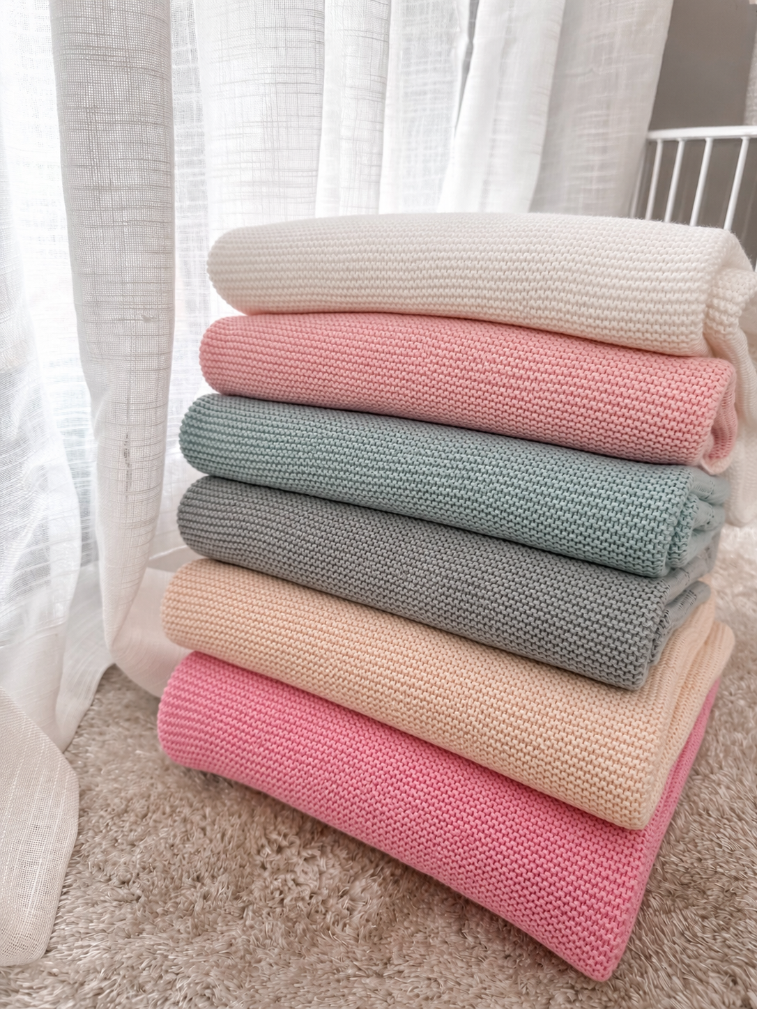 Free Organic Classic Knit Blanket