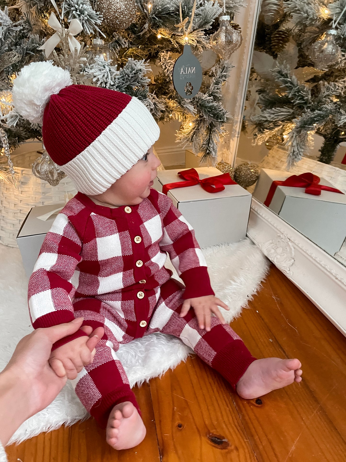 Rose Milk Full Length Romper