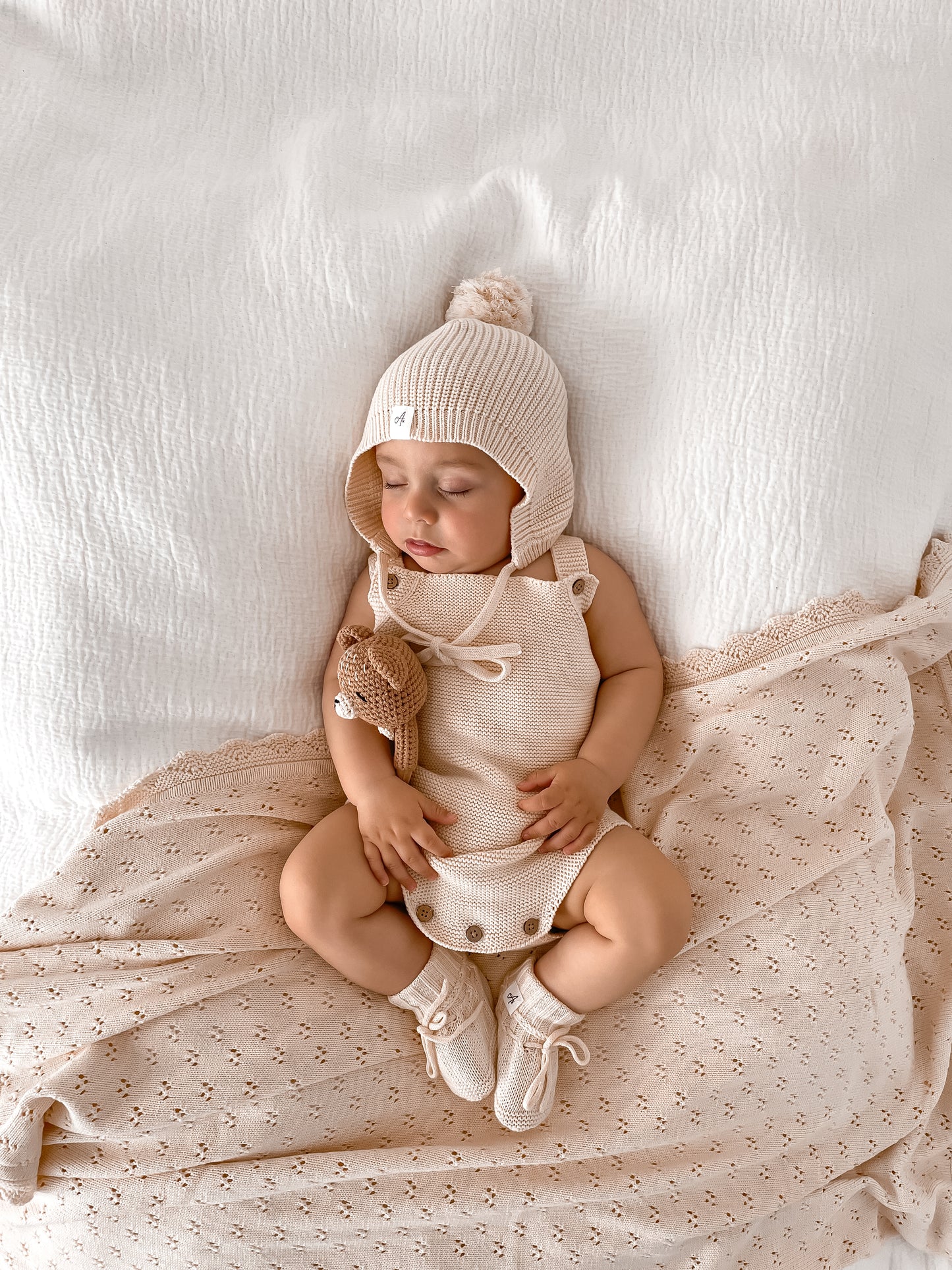 Classic Singlet Romper - Honey