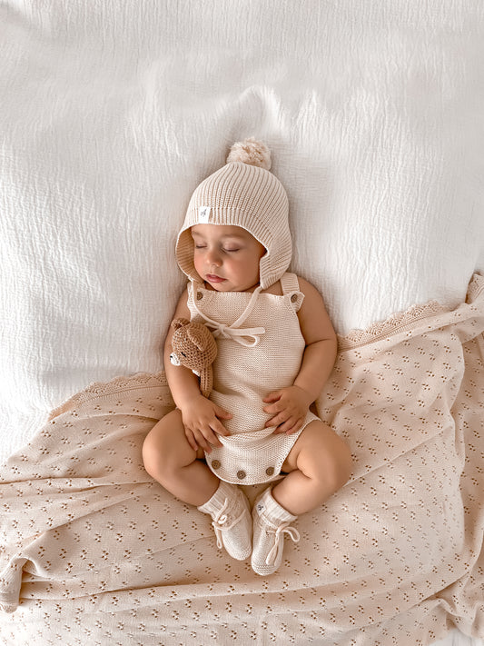 Classic Singlet Romper - Honey