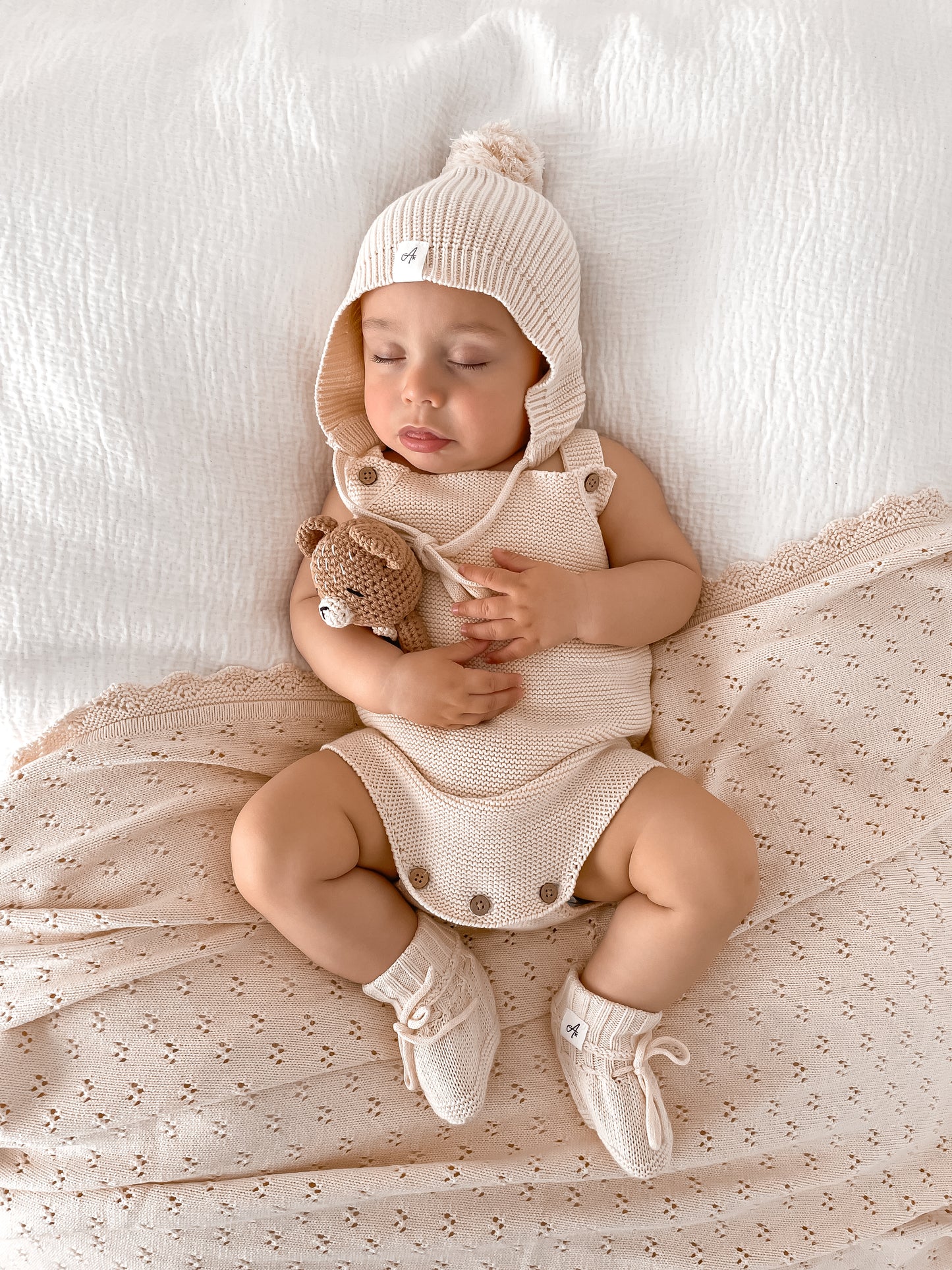 Classic Singlet Romper - Honey