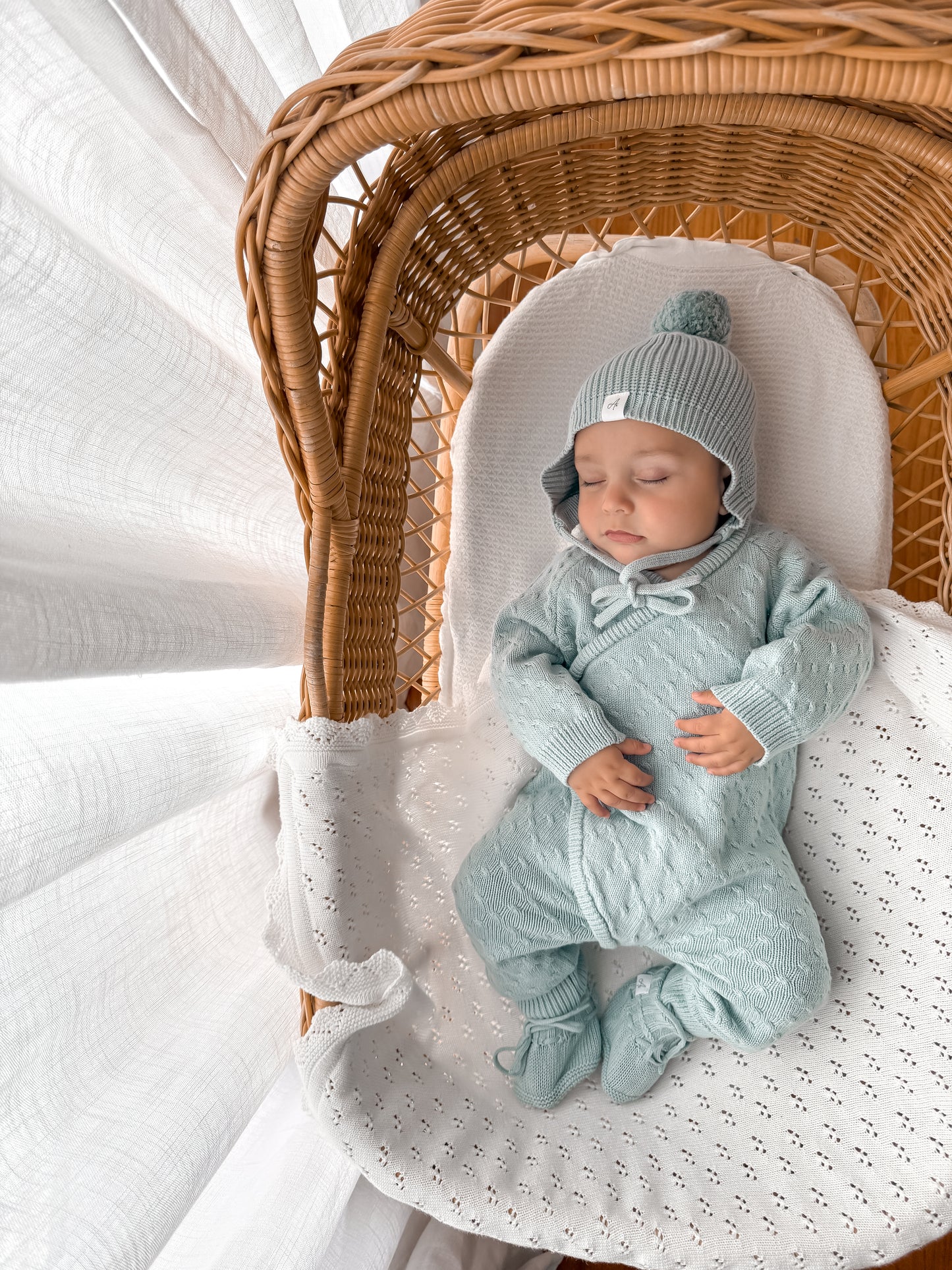 Haven Full Length Romper - Sea Mist