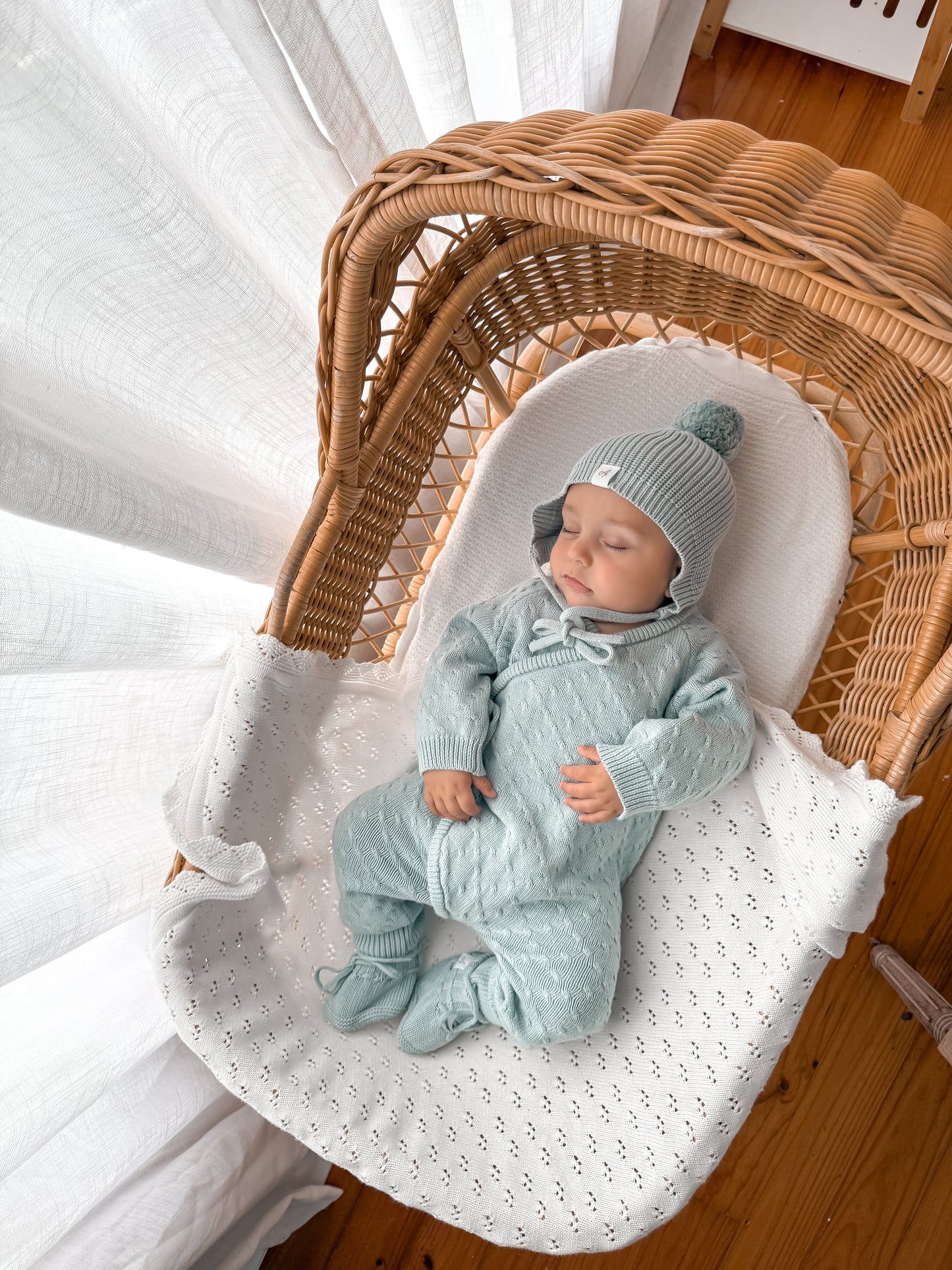 Haven Full Length Romper - Sea Mist