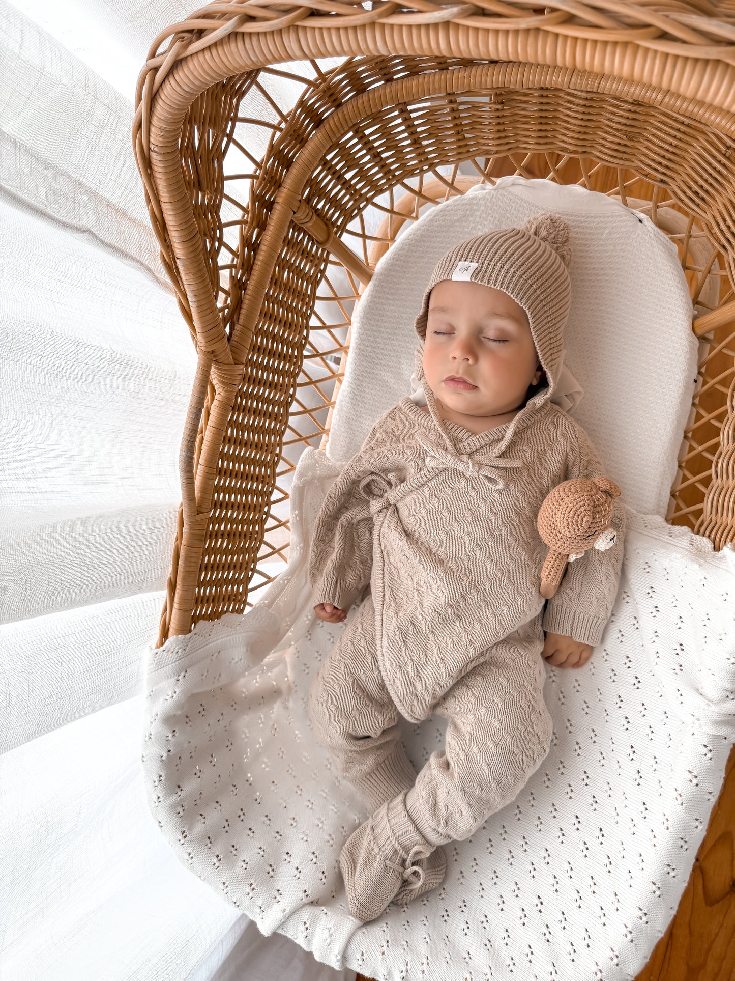 Haven Full Length Romper - Fawn