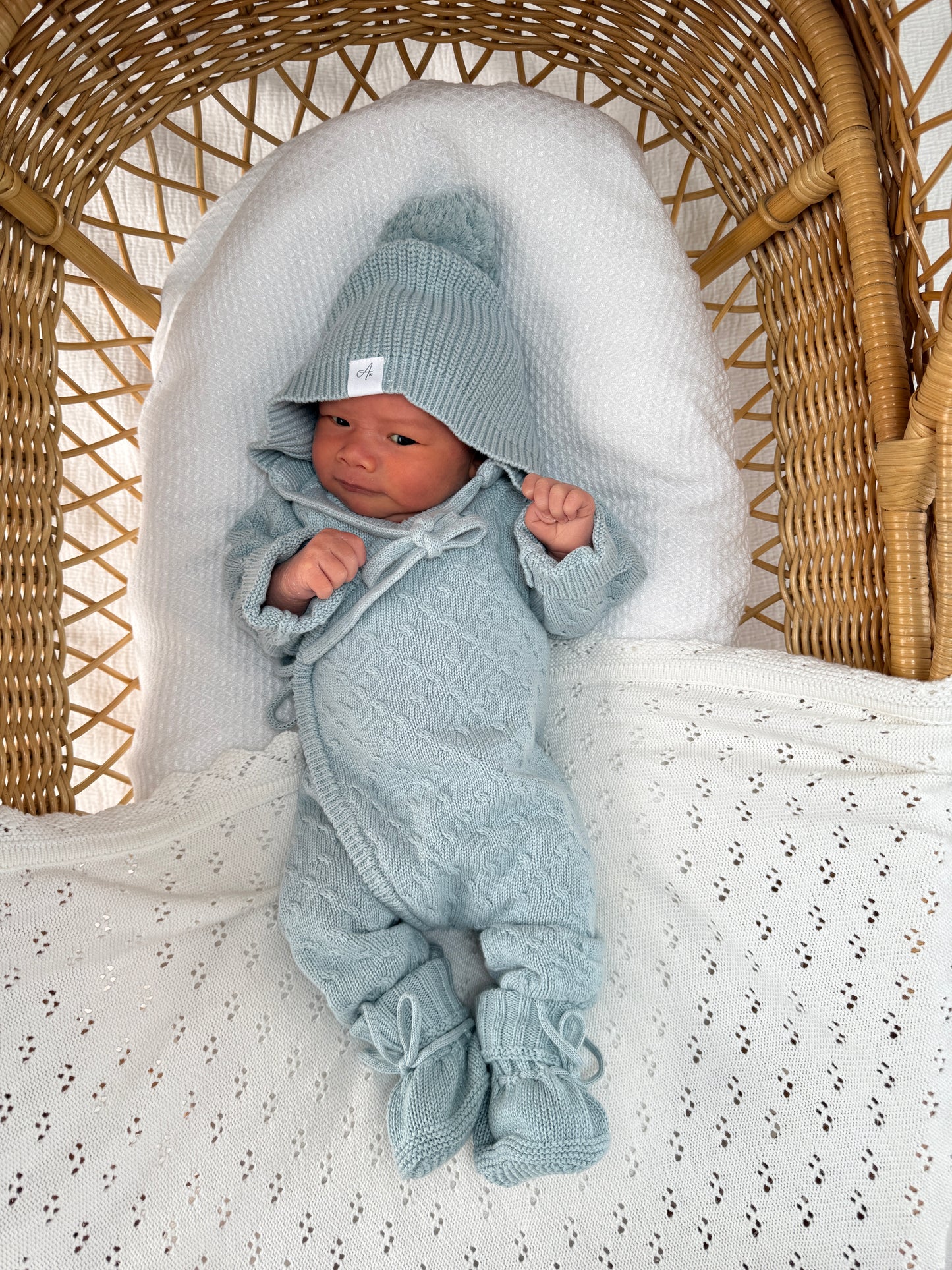 Haven Full Length Romper - Sea Mist