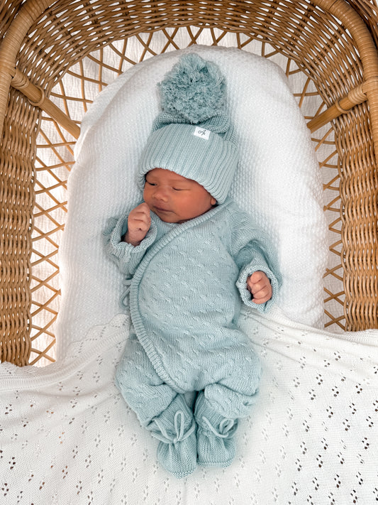 Haven Full Length Romper - Sea Mist