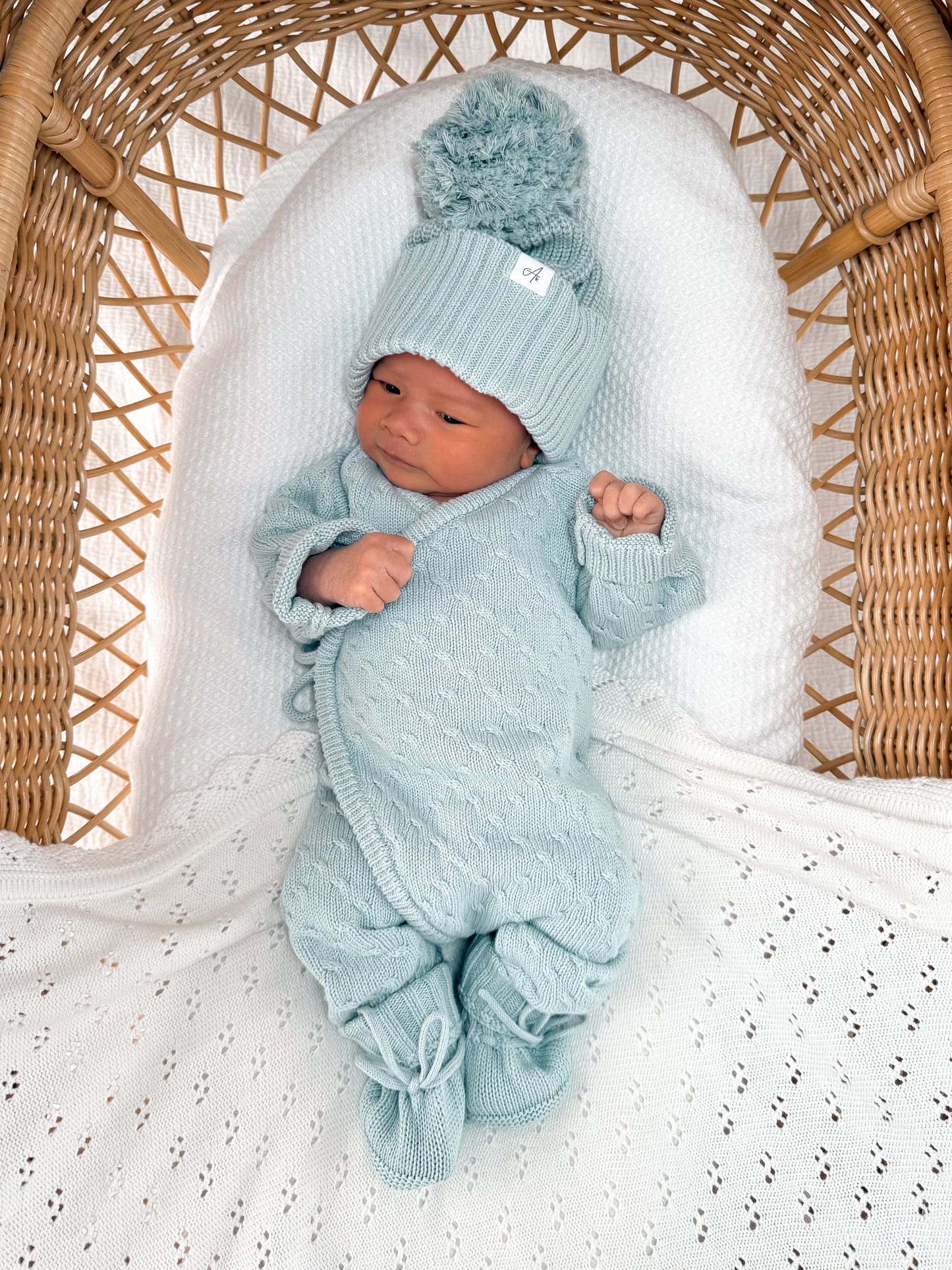 Haven Full Length Romper - Sea Mist