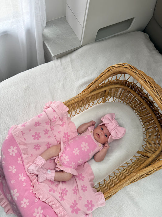 Little Daisy Sleeveless Romper - Blossom & Fairy Floss