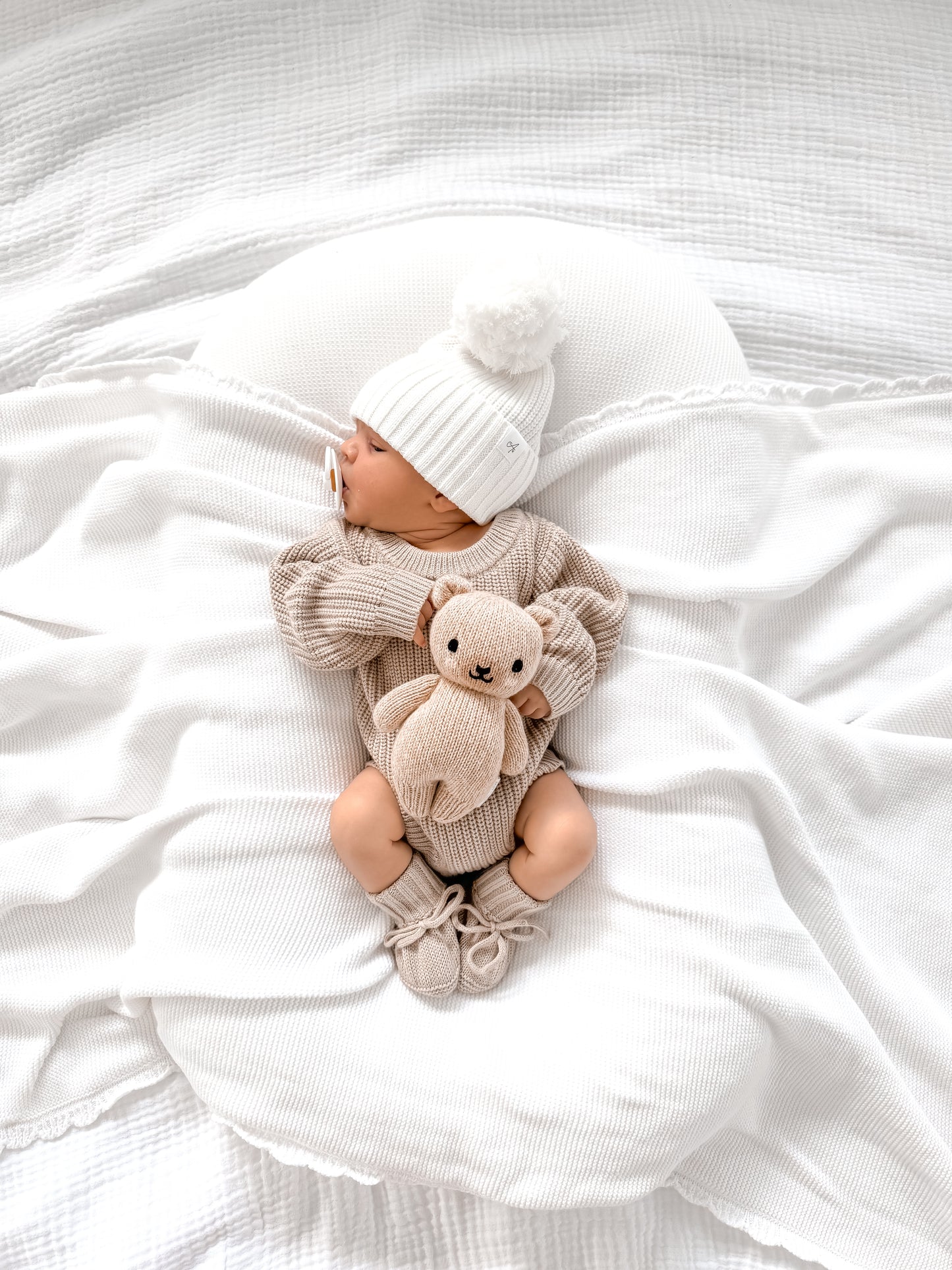 Wonder Newborn Romper - Fawn