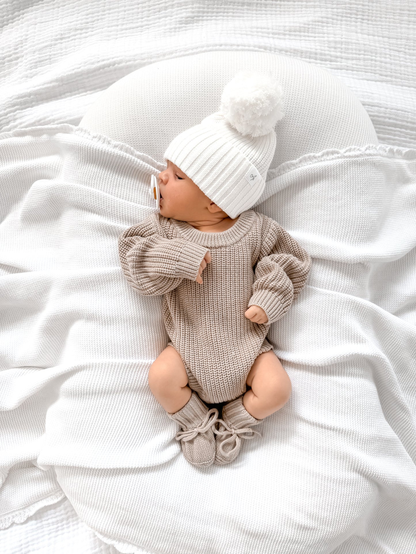 Wonder Newborn Romper - Fawn