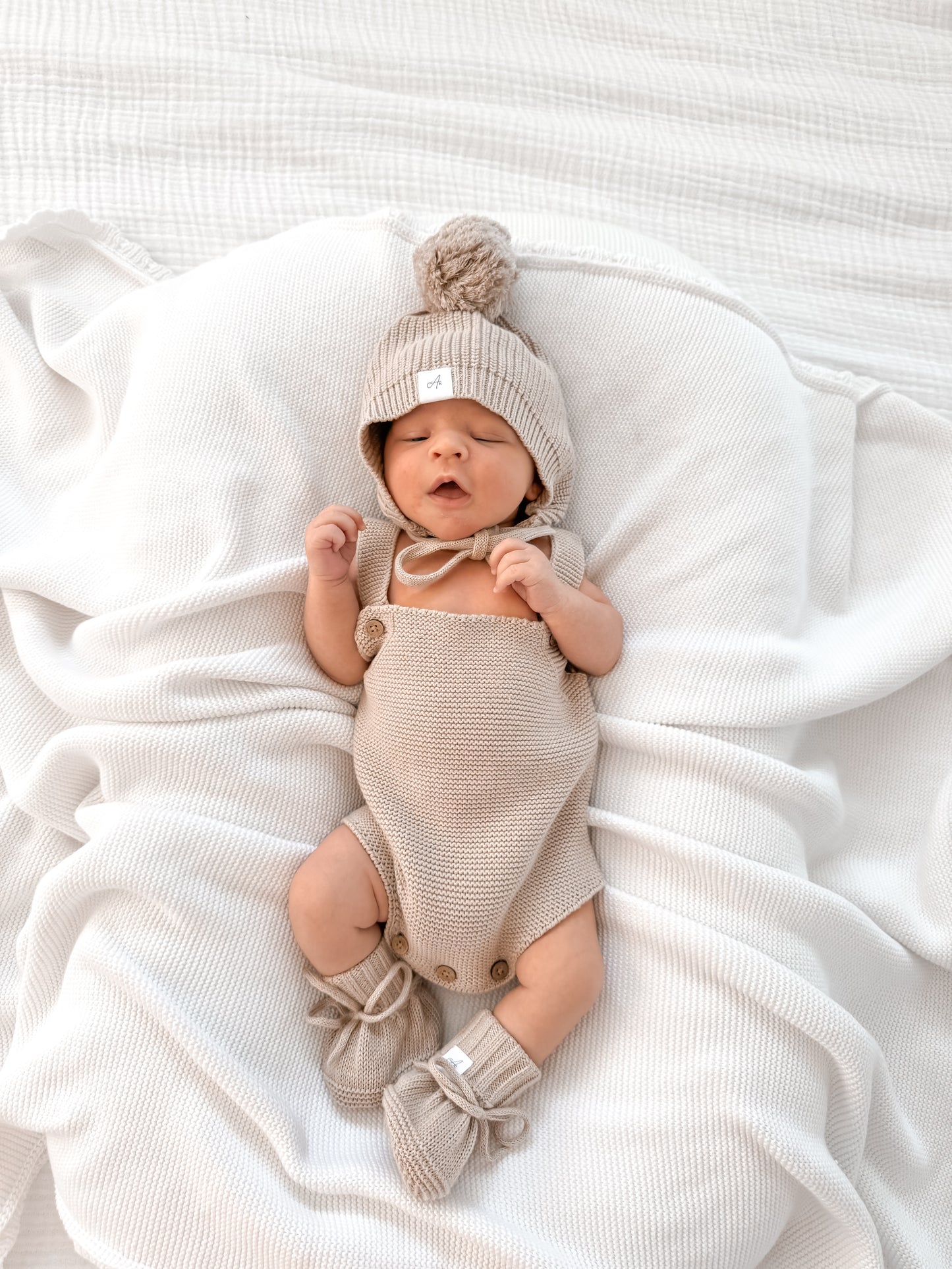 Classic Singlet Romper - Fawn