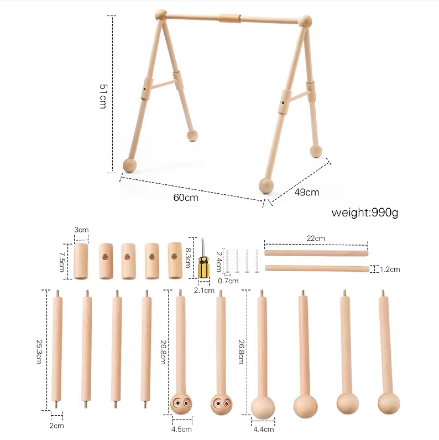Avalia Wooden Gym Frames
