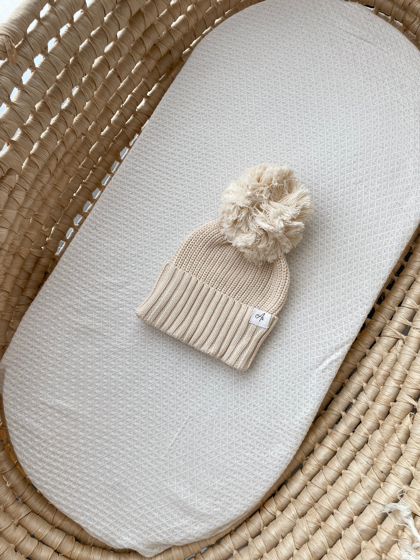 Knitted Beanie - Honey