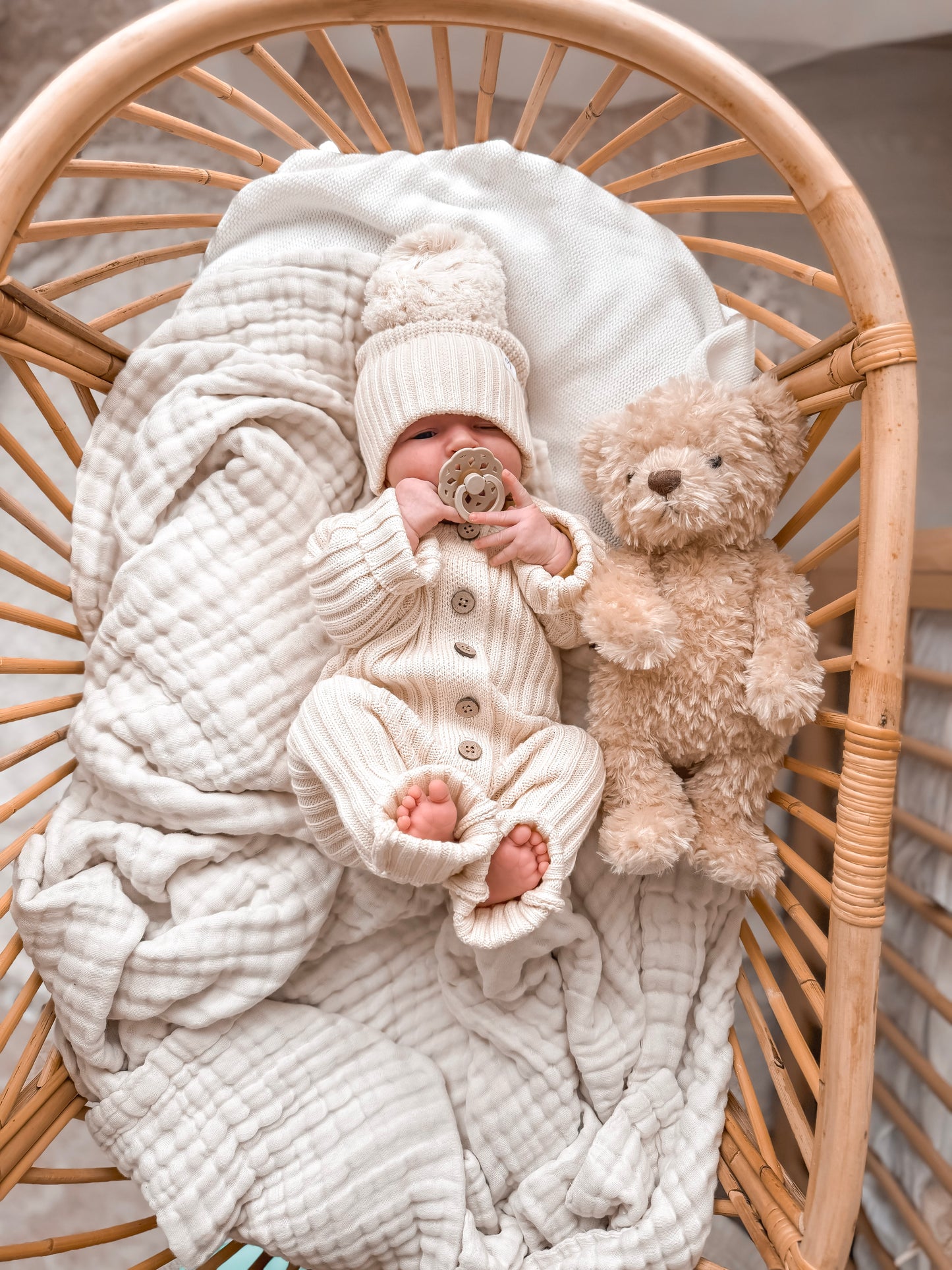 Willow Organic Romper - Honey