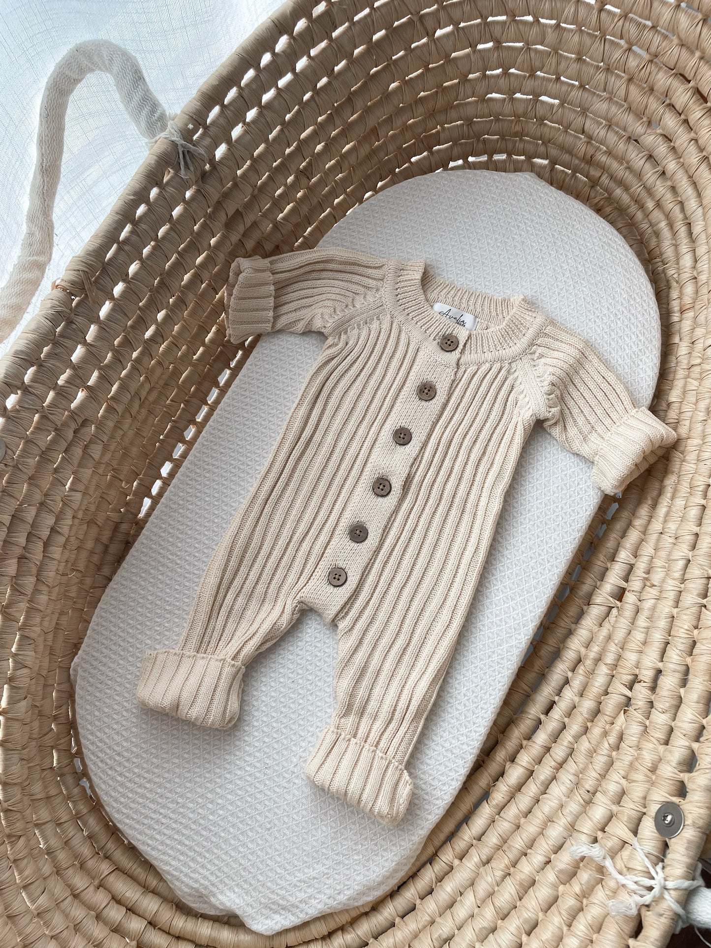 Willow Organic Romper - Honey