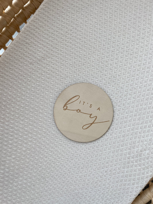 Hello World Plaque - It's a Boy