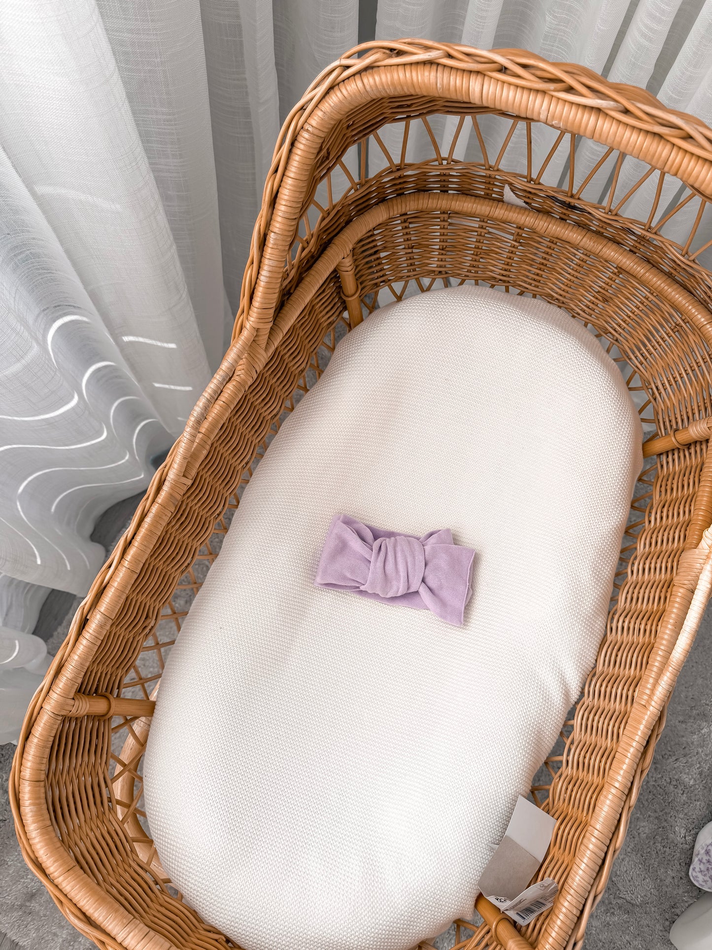 Knitted Topknot - Lilac