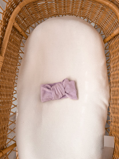 Knitted Topknot - Lilac