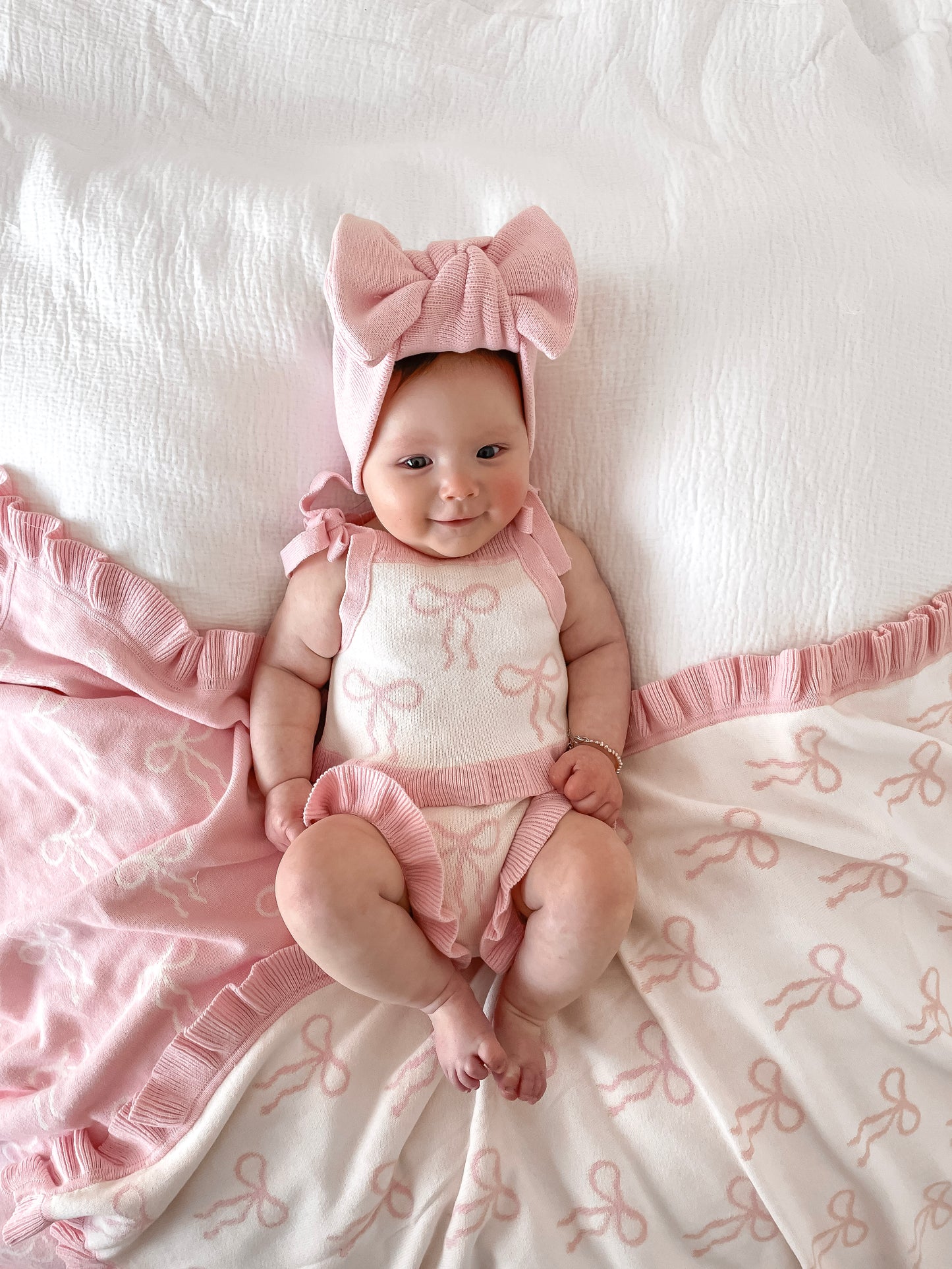 Little Bow Set - Milk & Fairy Floss