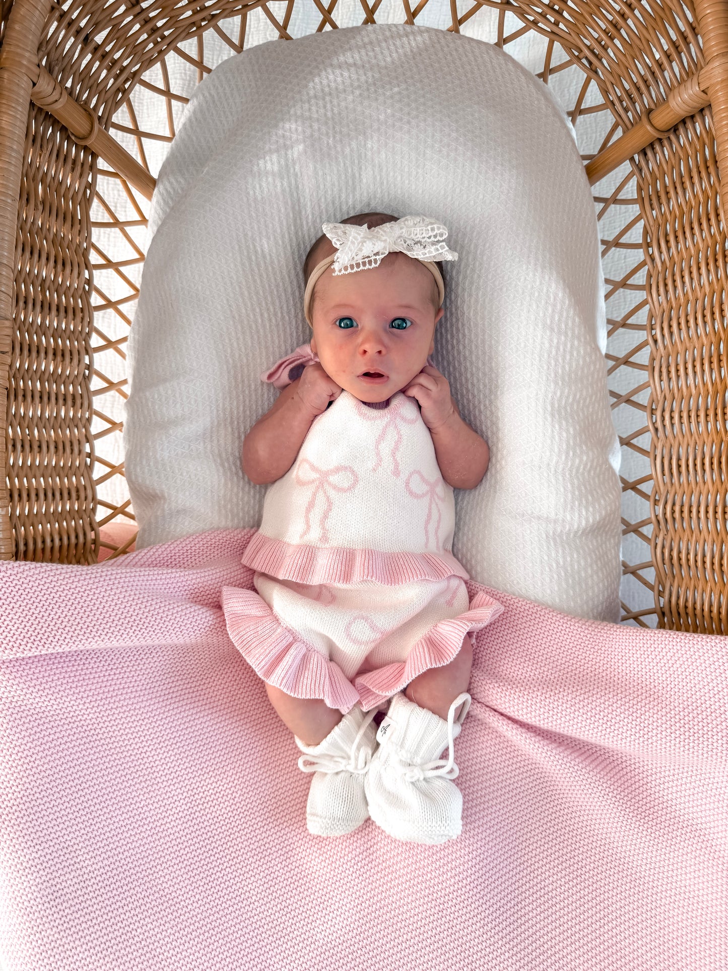 Little Bow Set - Milk & Fairy Floss