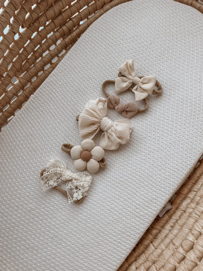 Floral Bow Sets (5 Pack) - Honey Mix