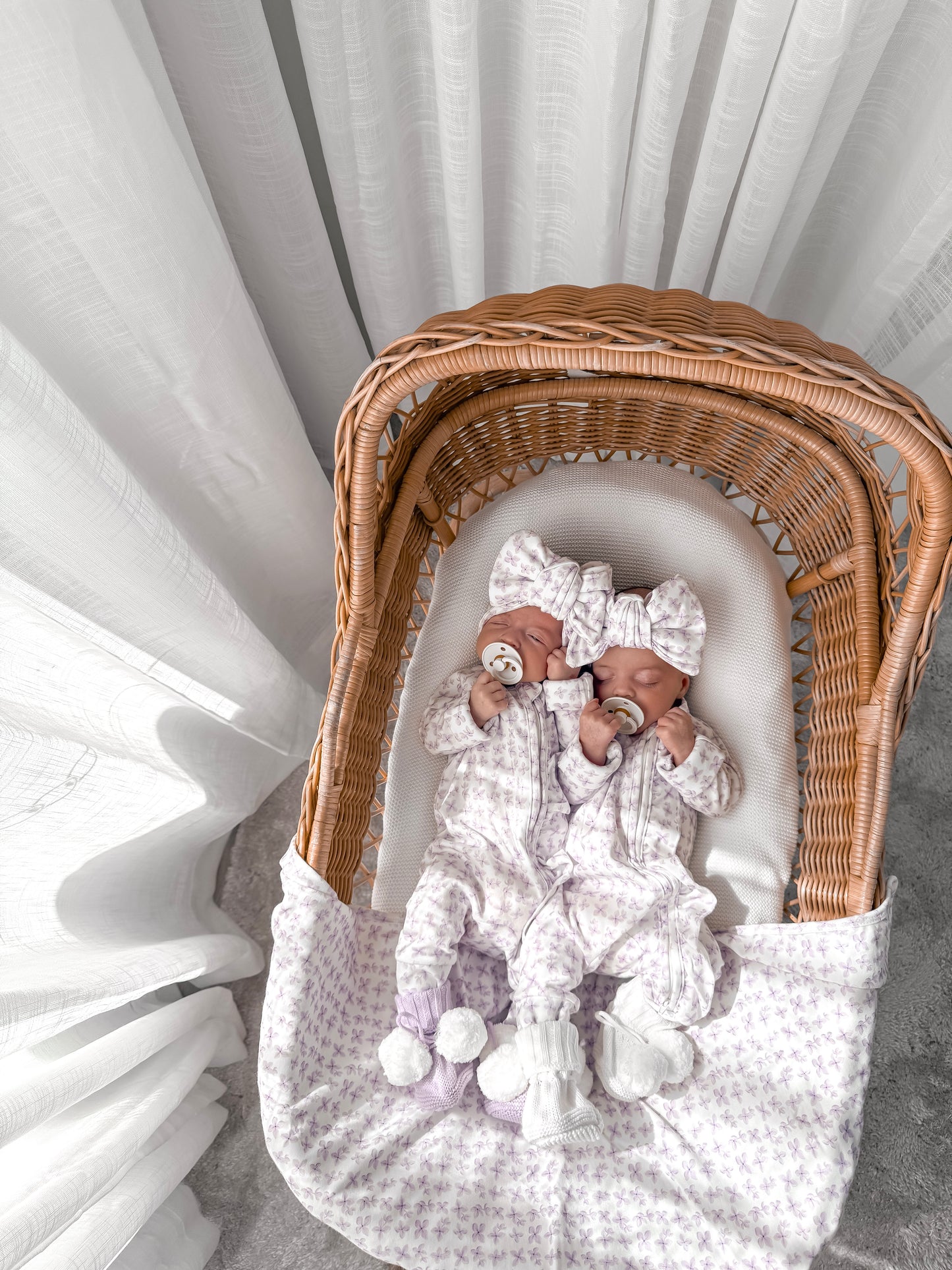 Little Lilac Jersey Swaddle