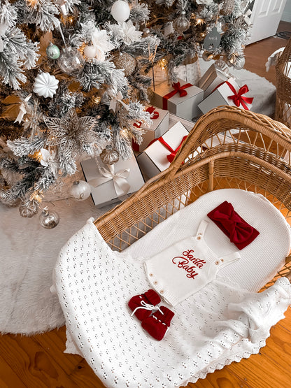 Knitted Oversized Topknot - Deep Rose