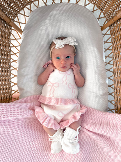 Little Bow Set - Milk & Fairy Floss