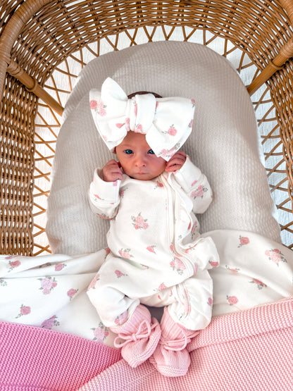 Classic Knitted Blanket - Fairy Floss